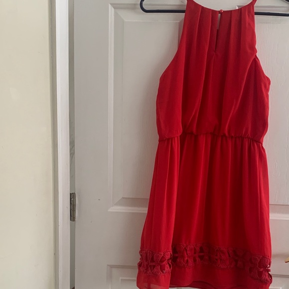 Chic Red Sleeveless Kids Dress - Picture 3 of 3